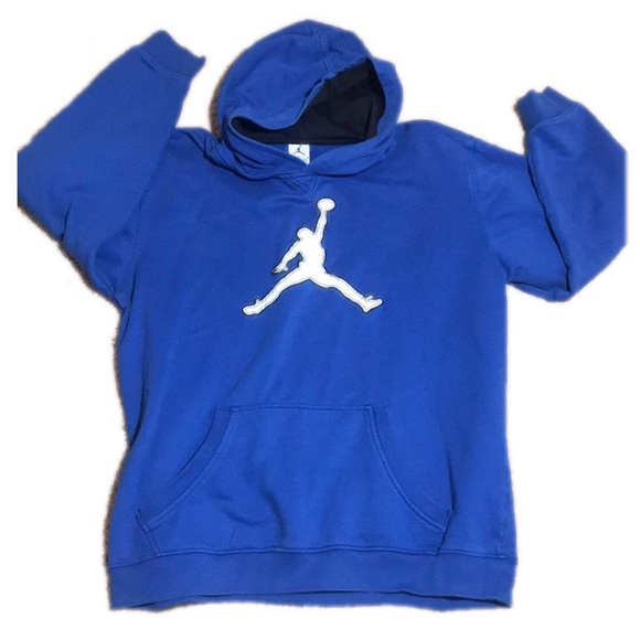 blue jordan hoodie